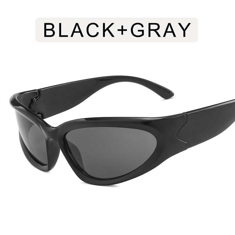 Steampunk Wrap Around Sunglasses Futuristic Goggles