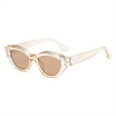 Men's UV Protection Polygonal Frame Sunglasses with Box