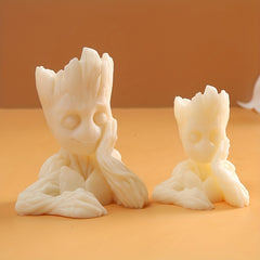 3D Epoxy Resin Craft Silicone Molds Candle Making DIY Tree Man Resin Casting