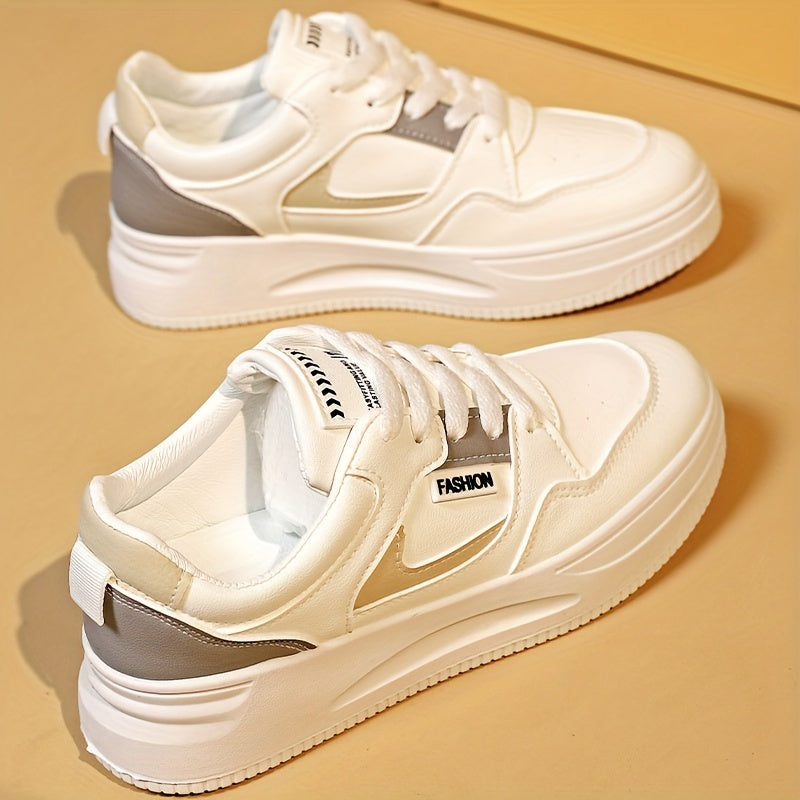 Women's Casual Skate Shoes Low Top Lace Up Shoes