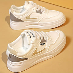 Women's Casual Skate Shoes Low Top Lace Up Shoes