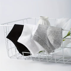 3 Pairs Sports Ankle Socks Soft & Lightweight Low Cut Socks Women's Stockings