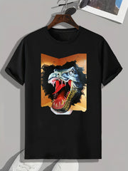 Dinosaur 3d Print Men's Graphic T shirt Casual Comfy Tees For Summer