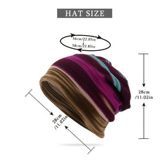 Thin Knitted Beanie Hat Unisex Skull Warm Bonnet