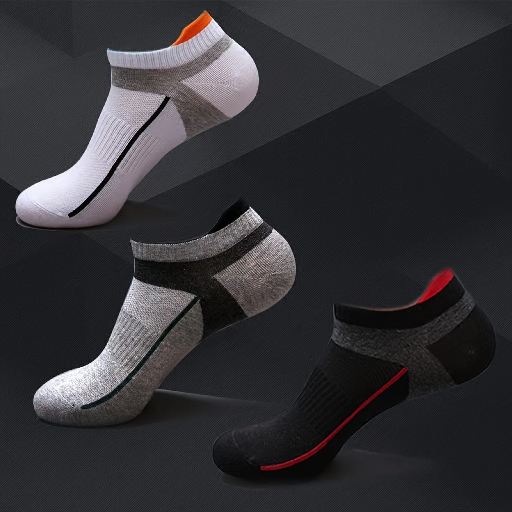 Men's Ankle Socks Breathable Sports Cotton Basketball S