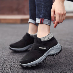 Thermal Slip-On Snow Shoes Hook & Loop Fastener Non-Slip Winter Boots