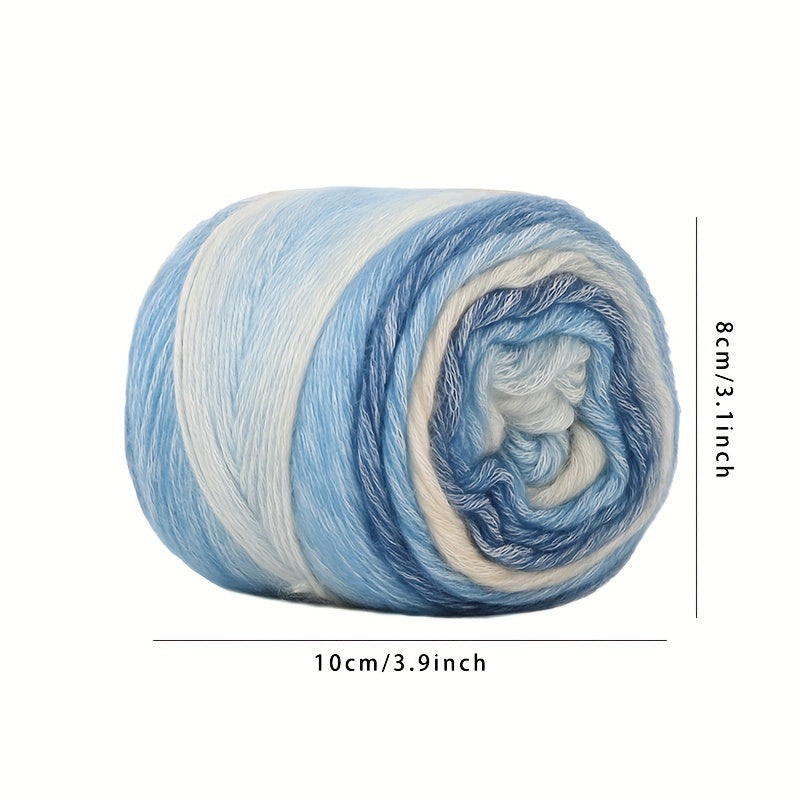 40 Acrylic 60 Polyester Gradient Yarn Cake Soft Textured Wool Thread