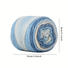 40 Acrylic 60 Polyester Gradient Yarn Cake Soft Textured Wool Thread