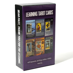 Tarot Card Game Board Game English Playing Cards QR Instructions