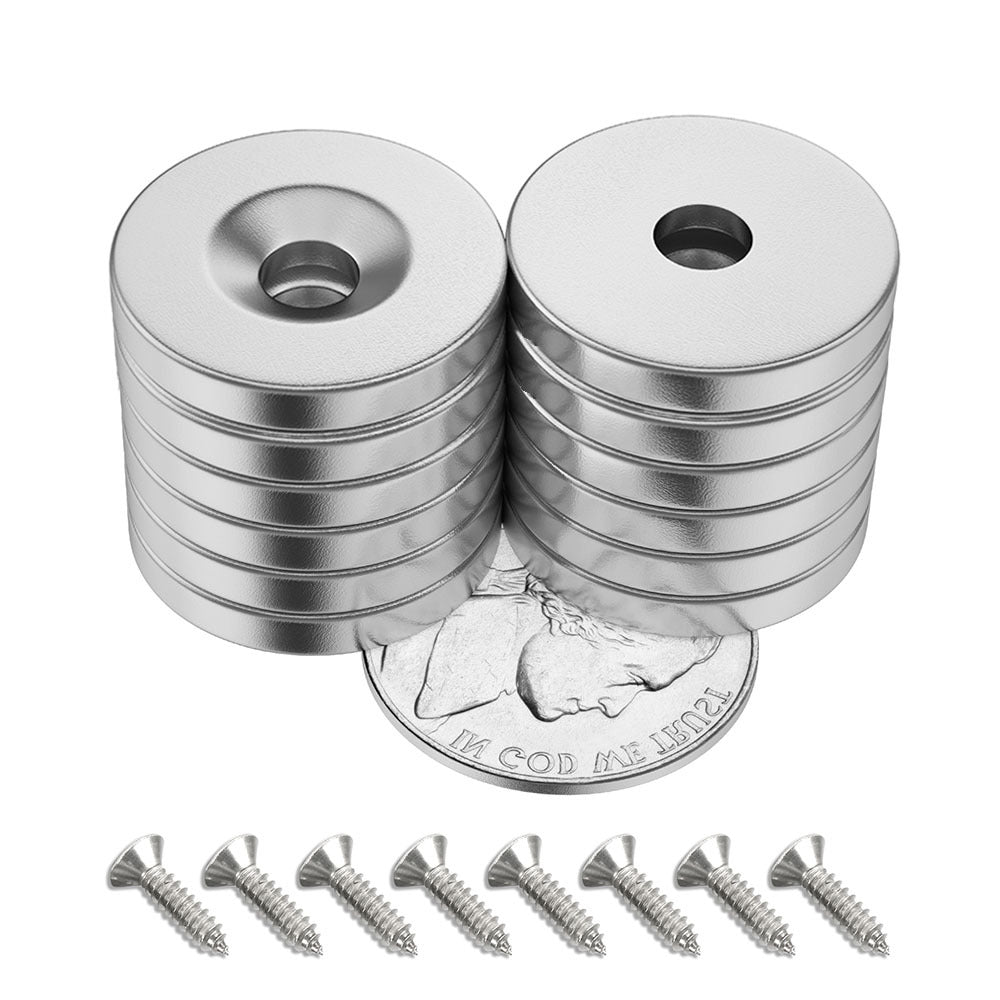 12pcs Heavy Duty Ring Neodymium Magnet 20x3mm
