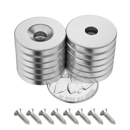12pcs Heavy Duty Ring Neodymium Magnet 20x3mm