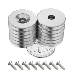 12pcs Heavy Duty Ring Neodymium Magnet 20x3mm