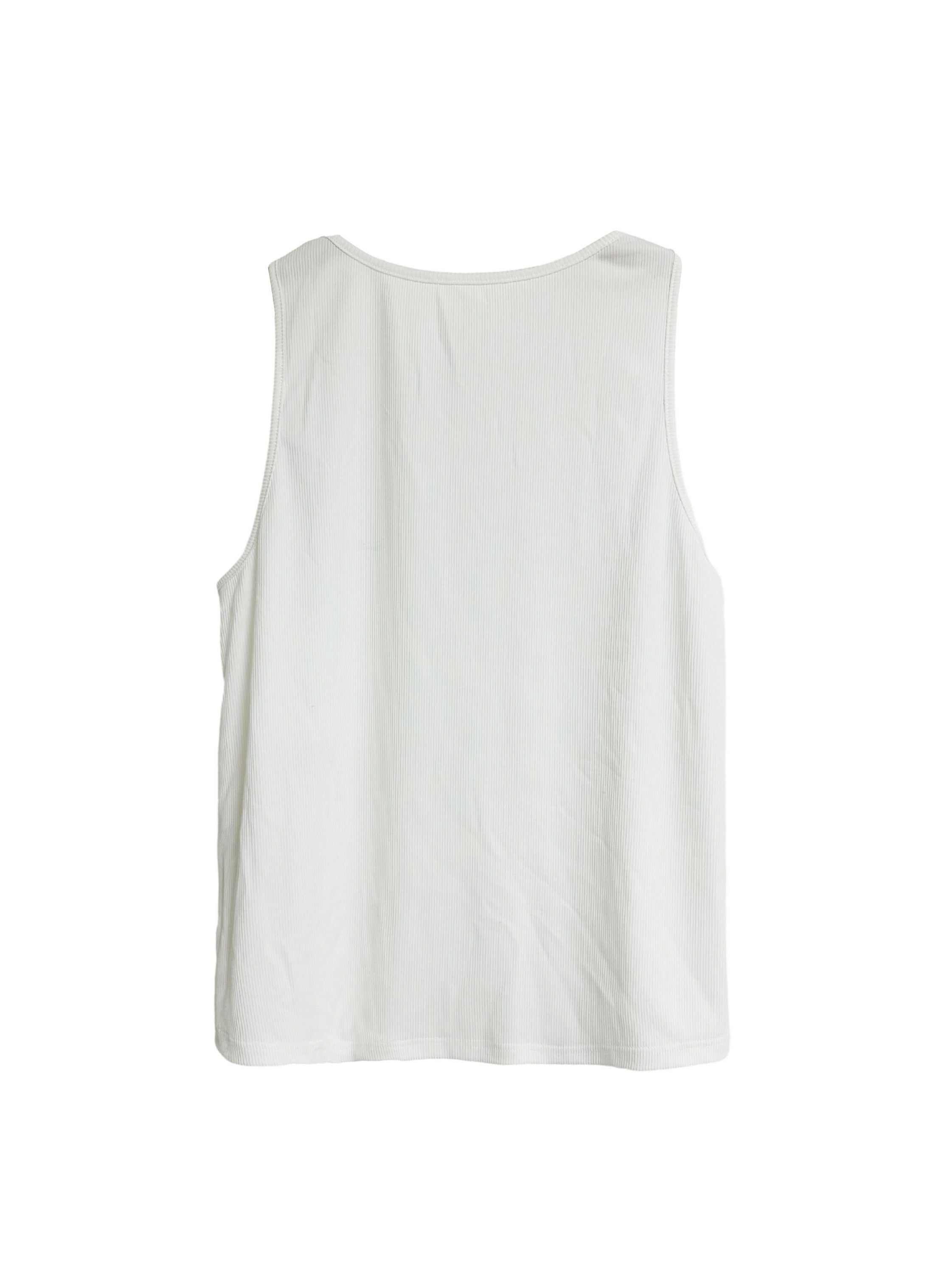 Solid Scoop Neck Summer Tank Top