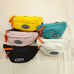 Kids Canvas Waist Bag - Casual Chest Bag for Boys