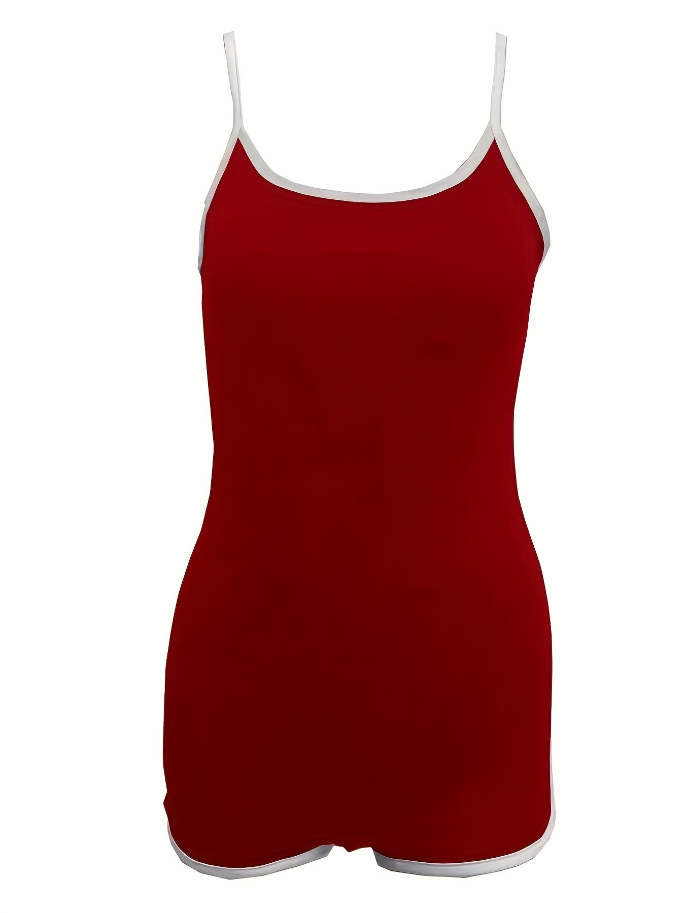 Comfy Scoop Neck Sleeveless Pajama Romper for Women