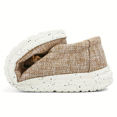 Men's Lightweight Slip On Casual Shoes Breathable Canvas Non Slip Shoes
