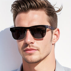 Vintage Square Frame Polarized Sunglasses UV Protection