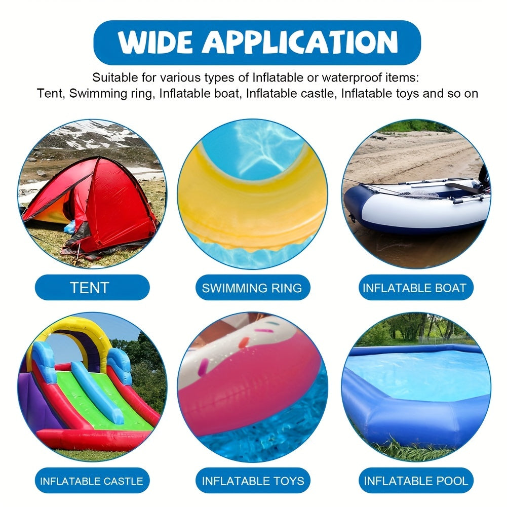 4pcs Self Adhesive Patches for Pool Toys Boats Rafts - Waterproof