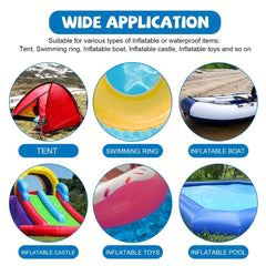 4pcs Self Adhesive Patches for Pool Toys Boats Rafts - Waterproof