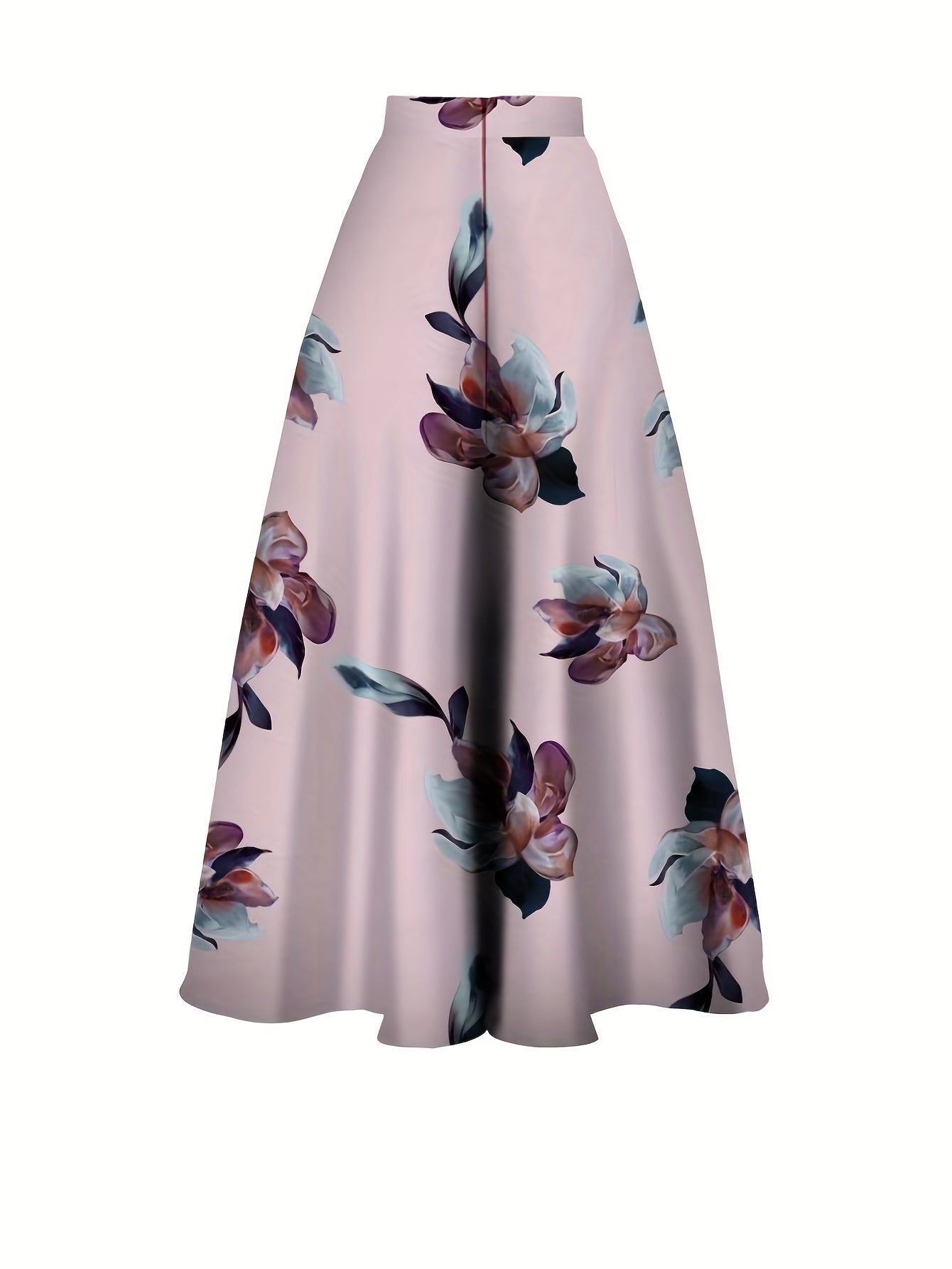 Floral High Waist Skirt for Spring & Summer