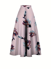 Floral High Waist Skirt for Spring & Summer