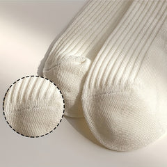 10 Pairs Striped Crew Socks for Women