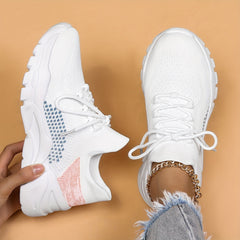 Women's Mesh Breathable Sports Shoes Lightweight Walking Shoe
