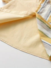 Boys Striped Short Sleeves Shirt For Summer Kids Clothes
