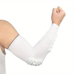 1PC Sports Elbow Protector Honeycomb Anti-collision Arm Sleeve