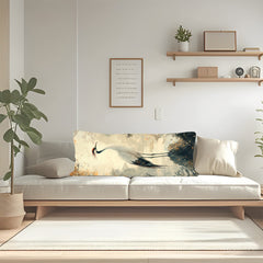 Chinese Crane Fantasy Theme Pillow Cover 45x45