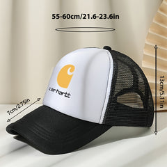 Unisex Mesh Sunshade Baseball Cap with Embroidery