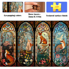 Wooden Jigsaw Puzzle 500-1000pcs Durable Portable Mixed Artist