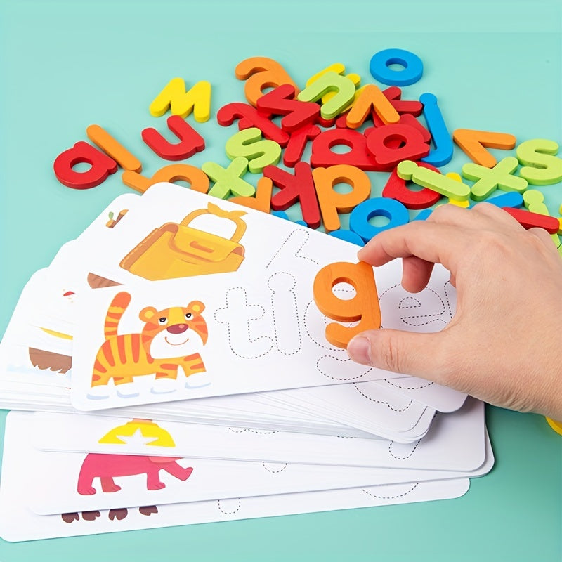 Wooden See And Spell Learning Toy For Kids