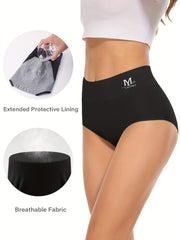 3pcs Letter Print Briefs Comfy & Breathable Panties Women's Lingerie