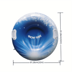 PVC Inflatable Skiing Ring Outdoor Skiing Mat Toy