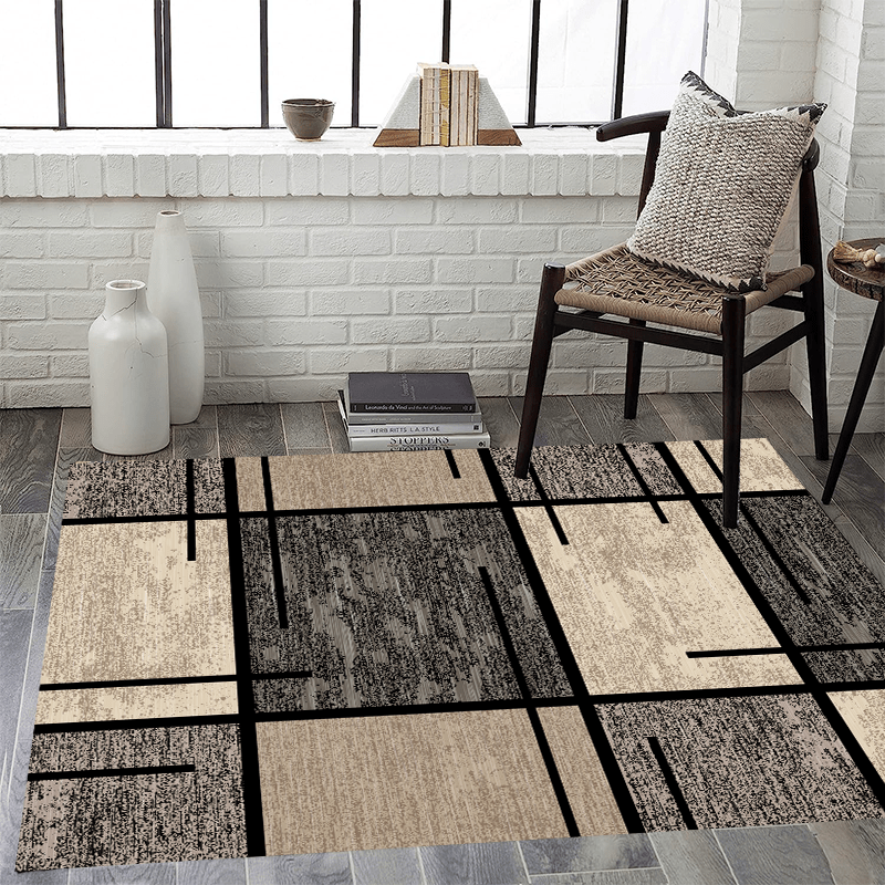 Fluffy Faux Wool Area Rug Non-slip Large Carpet Living Room Bedroom