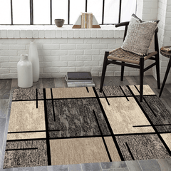 Fluffy Faux Wool Area Rug Non-slip Large Carpet Living Room Bedroom