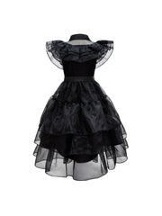 Girls Cosplay Costume Party Dress Sleeveless V neck Dress With Belt