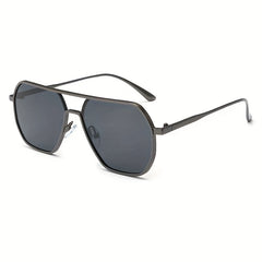 Men's Metal Frame Polarized Sunglasses UV Protection