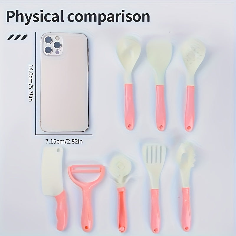 Kids Pretend Play Kitchen Toy Realistic Cooking Set