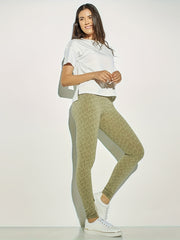 Floral Print Stretch Leggings for Women