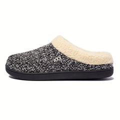 Men's Warm Slip On Slippers, Assorted Colors