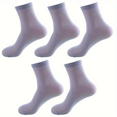 Men's Casual Quarter Socks Breathable Business Socks
