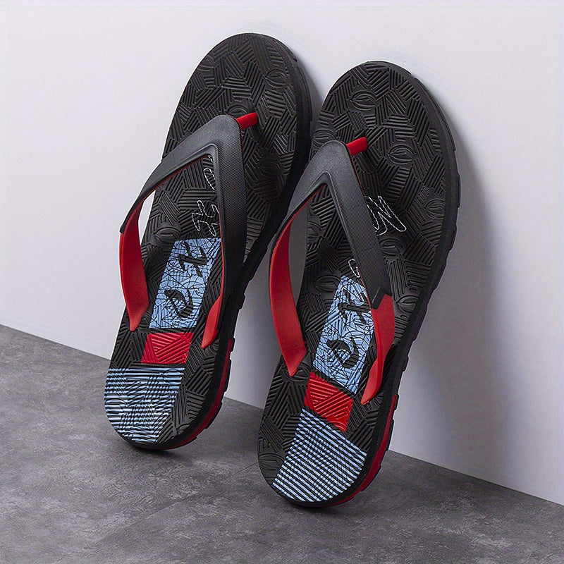 Men's Lightweight Non Slip Flip Flops Quick Drying Thong Sandals