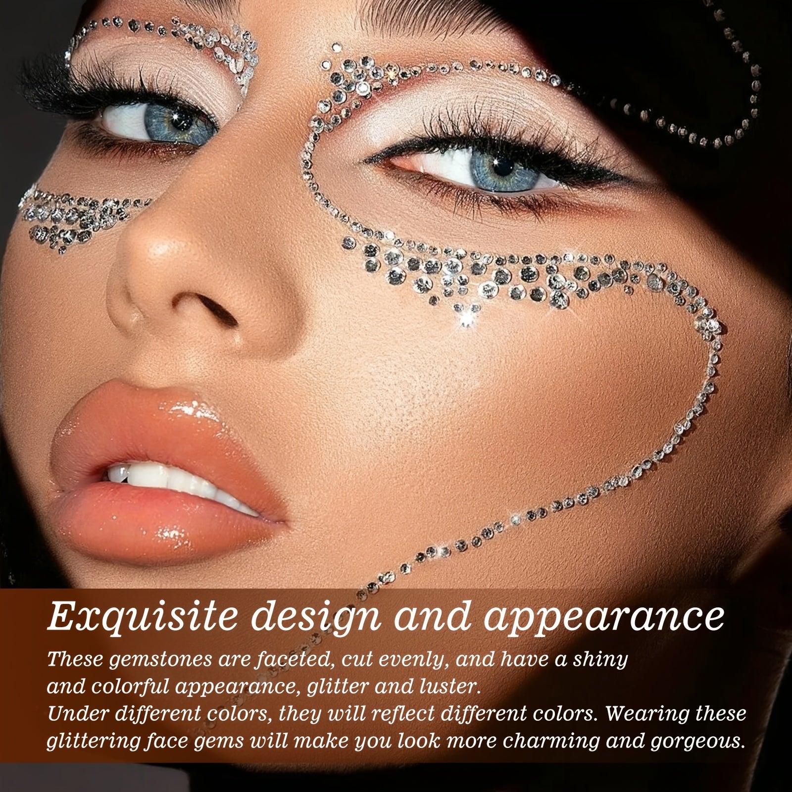 Rhinestone Makeup Stickers Body Nail Jewels Decoration