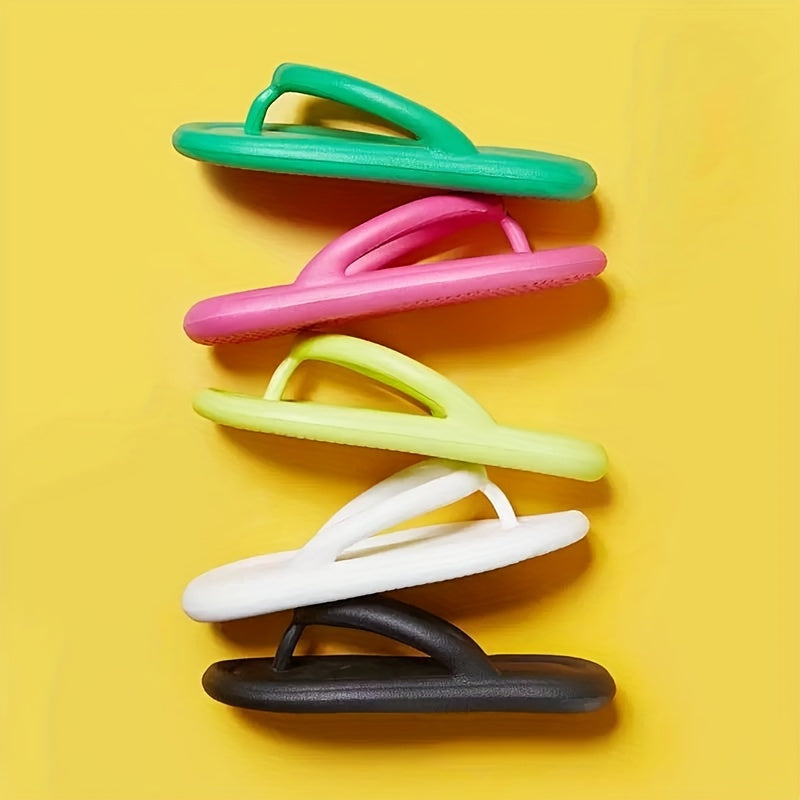 Women's Beach Flip Flops Open Toe Flat Slides Sports Slippers