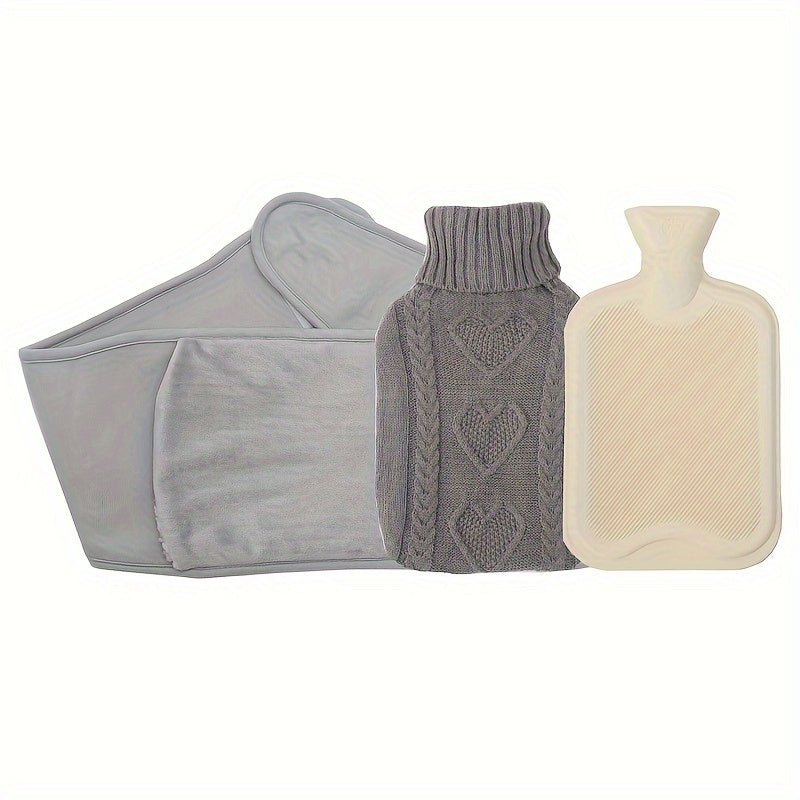Hot Water Bottle With Knitted Cover Explosion Proof