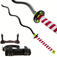 Anime Sword with Belt & Stand Samurai Katana Halloween Cosplay Roleplay