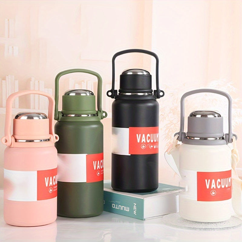 1200ml Stainless Steel Water Kettle Portable Insulated Cup for Outdoor Sports