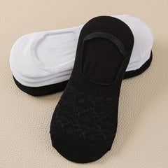 6 Pairs Solid Ankle Socks Soft Lightweight All-match Women's Stockings